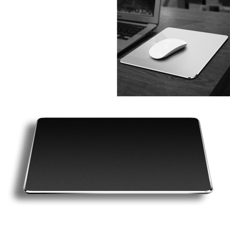 Aluminum Alloy Double-sided Non-slip Mat Desk Mouse Pad, Size : S