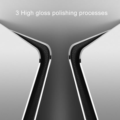 Aluminum Alloy Double-sided Non-slip Mat Desk Mouse Pad, Size : S