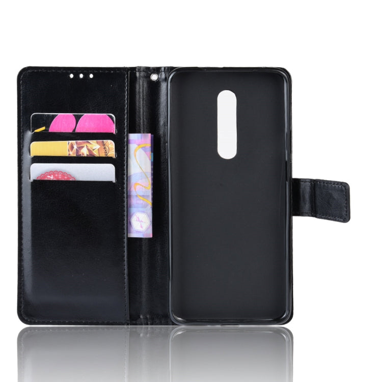 Retro Crazy Horse Texture Horizontal Flip Leather Case for OnePlus 7 Pro, with Holder & Card Slots & Photo Frame, For OnePlus 7 Pro