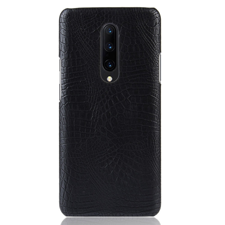 Shockproof Crocodile Texture PC + PU Case for OnePlus 7 Pro