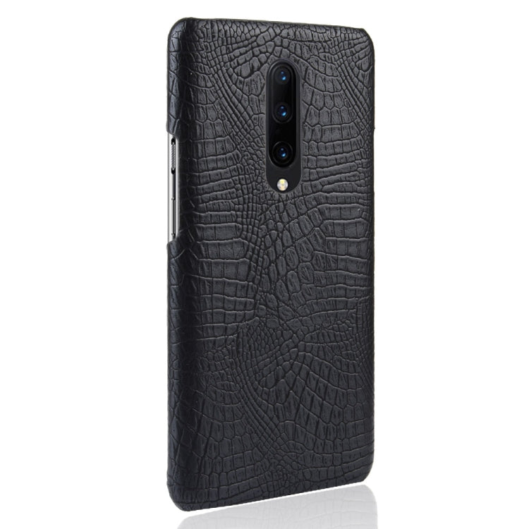 Shockproof Crocodile Texture PC + PU Case for OnePlus 7 Pro
