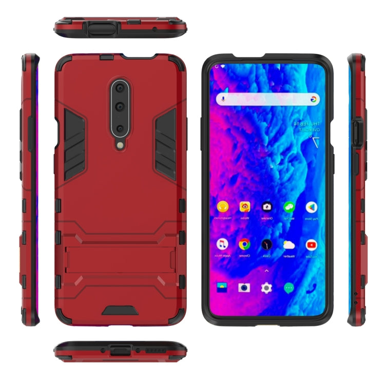 Shockproof PC + TPU Case for OnePlus 7 Pro, with Holder