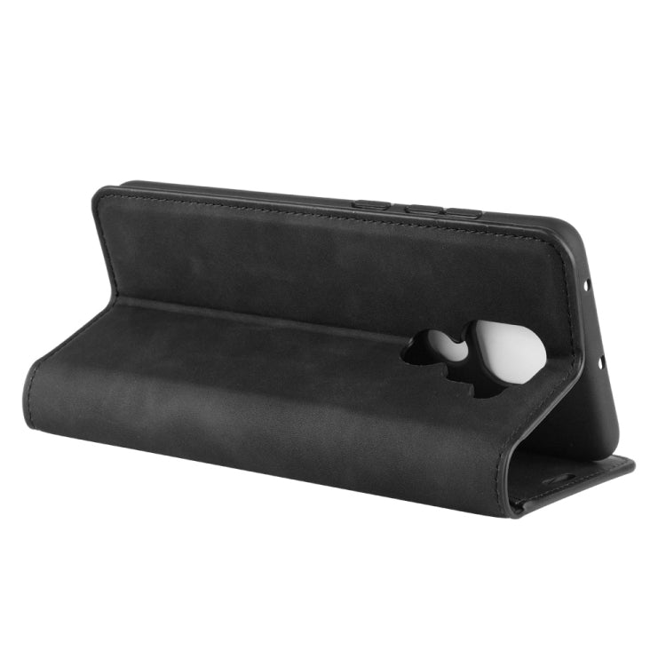 For Xiaomi Redmi Note 9/10X 4G Retro-skin Business Magnetic Suction Leather Case with Holder & Card Slots & Wallet, For Redmi Note 9 4G
