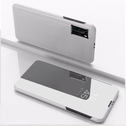 Plated Mirror Horizontal Flip Leather Case with Holder, For Huawei Y5P/Honor 9S, For Huawei Y6P/Honor 9A, For Xiaomi Redmi Note9/Red 10X 5G