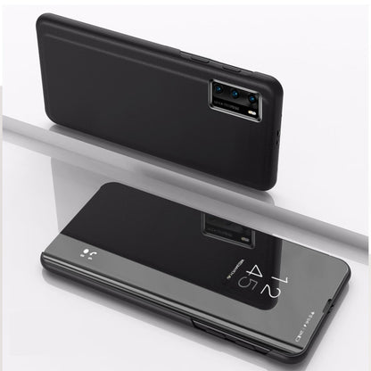 Plated Mirror Horizontal Flip Leather Case with Holder, For Huawei Y5P/Honor 9S, For Huawei Y6P/Honor 9A, For Xiaomi Redmi Note9/Red 10X 5G