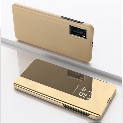 Plated Mirror Horizontal Flip Leather Case with Holder, For Huawei Y5P/Honor 9S, For Huawei Y6P/Honor 9A, For Xiaomi Redmi Note9/Red 10X 5G