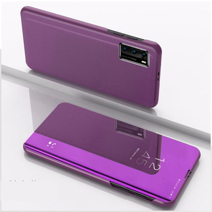 Plated Mirror Horizontal Flip Leather Case with Holder, For Huawei Y5P/Honor 9S, For Huawei Y6P/Honor 9A, For Xiaomi Redmi Note9/Red 10X 5G