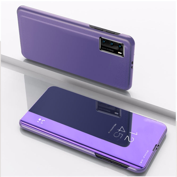 Plated Mirror Horizontal Flip Leather Case with Holder, For Huawei Y5P/Honor 9S, For Huawei Y6P/Honor 9A, For Xiaomi Redmi Note9/Red 10X 5G