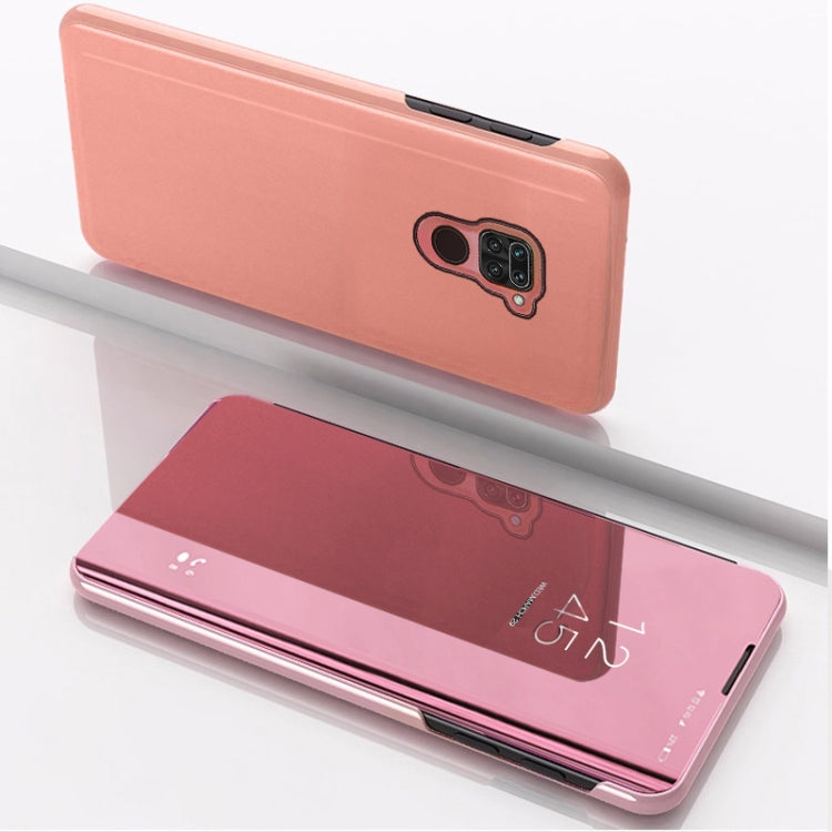 Plated Mirror Horizontal Flip Leather Case with Holder, For Huawei Y5P/Honor 9S, For Huawei Y6P/Honor 9A, For Xiaomi Redmi Note9/Red 10X 5G