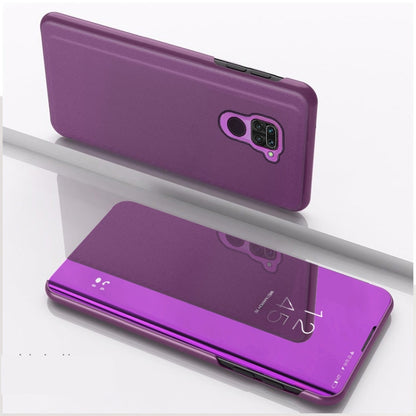 Plated Mirror Horizontal Flip Leather Case with Holder, For Huawei Y5P/Honor 9S, For Huawei Y6P/Honor 9A, For Xiaomi Redmi Note9/Red 10X 5G
