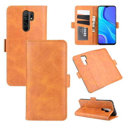For Xiaomi Redmi 9 Dual-side Magnetic Buckle Horizontal Flip Leather Case with Holder & Card Slots & Wallet, For Xiaomi Redmi 9