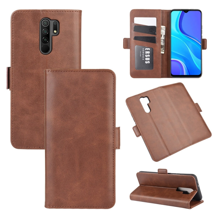 For Xiaomi Redmi 9 Dual-side Magnetic Buckle Horizontal Flip Leather Case with Holder & Card Slots & Wallet, For Xiaomi Redmi 9