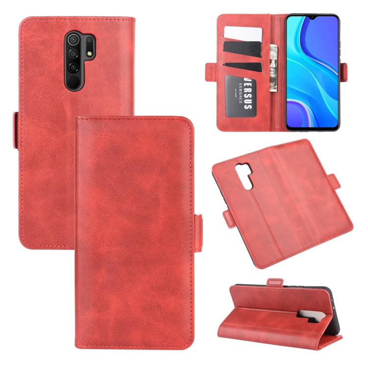 For Xiaomi Redmi 9 Dual-side Magnetic Buckle Horizontal Flip Leather Case with Holder & Card Slots & Wallet, For Xiaomi Redmi 9
