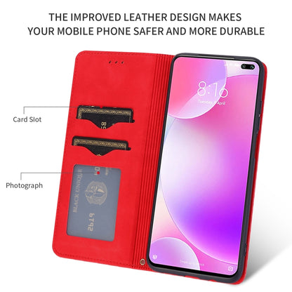 Retro Skin Feel Business Magnetic Horizontal Flip Leather Case, For Redmi K30 & Poco X2, For Redmi K30 Pro / Poco F2 Pro, For Redmi Note 9 / Redmi 10X 4G, For Redmi Note 9 Pro / Note 9S