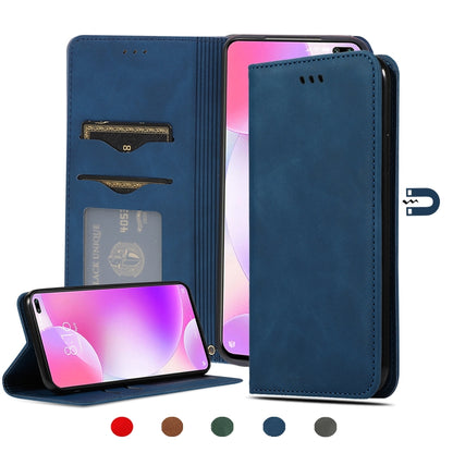 Retro Skin Feel Business Magnetic Horizontal Flip Leather Case, For Redmi K30 & Poco X2, For Redmi K30 Pro / Poco F2 Pro, For Redmi Note 9 / Redmi 10X 4G, For Redmi Note 9 Pro / Note 9S