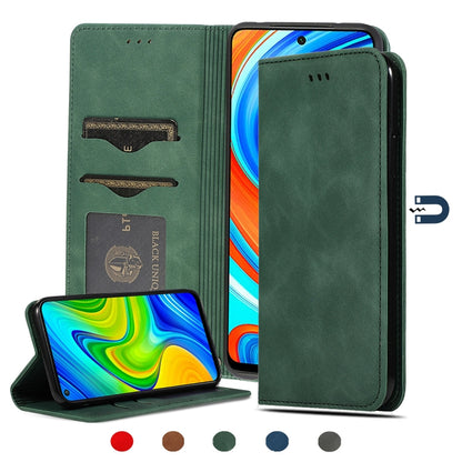 Retro Skin Feel Business Magnetic Horizontal Flip Leather Case, For Redmi K30 & Poco X2, For Redmi K30 Pro / Poco F2 Pro, For Redmi Note 9 / Redmi 10X 4G, For Redmi Note 9 Pro / Note 9S