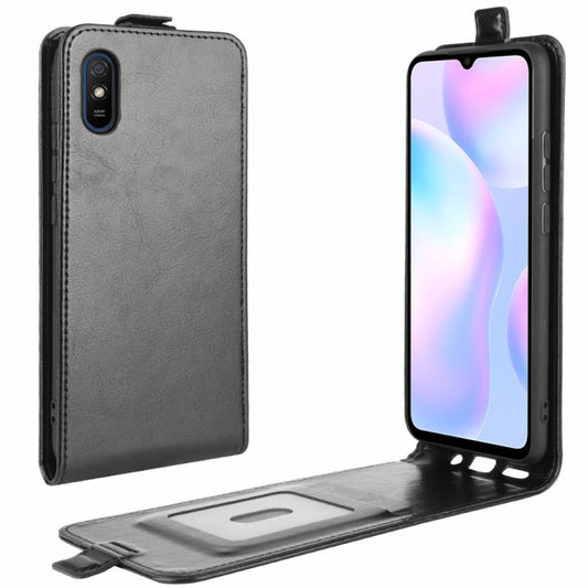 For Xiaomi Redmi 9A R64 Texture Single Vertical Flip Leather Protective Case with Card Slots & Photo Frame, For Redmi 9A