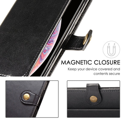 Solid Color Leather Buckle Phone Case with Lanyard & Photo Frame & Card Slot & Wallet & Stand Function, For OPPO A8, For OPPO Find X2 Pro, For OPPO Reno3 A