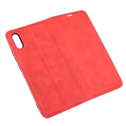 For Xiaomi Redmi 9A Retro-skin Business Magnetic Suction Leather Case with Holder & Card Slots & Wallet, For Redmi 9A