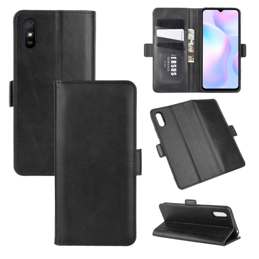 For Xiaomi Redmi 9A Dual-side Magnetic Buckle Horizontal Flip Leather Case with Holder & Card Slots & Wallet, For Redmi 9A, For Xiaomi Redmi 9A
