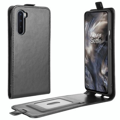 For OnePlus Nord  R64 Texture Single Vertical Flip Leather Protective Case with Card Slots & Photo Frame, For OnePlus Nord