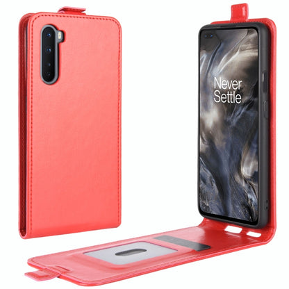 For OnePlus Nord  R64 Texture Single Vertical Flip Leather Protective Case with Card Slots & Photo Frame, For OnePlus Nord