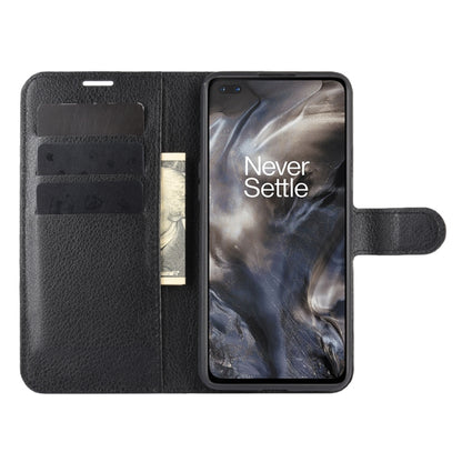 For OnePlus Nord Litchi Texture Horizontal Flip Protective Case with Holder & Card Slots & Wallet, For OnePlus Nord