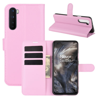 For OnePlus Nord Litchi Texture Horizontal Flip Protective Case with Holder & Card Slots & Wallet, For OnePlus Nord