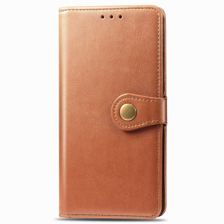 Retro Solid Color Leather Buckle Phone Case, For OPPO Reno 2F/Reno 2Z, For OPPO Reno4 5G, For OPPO Realme C11