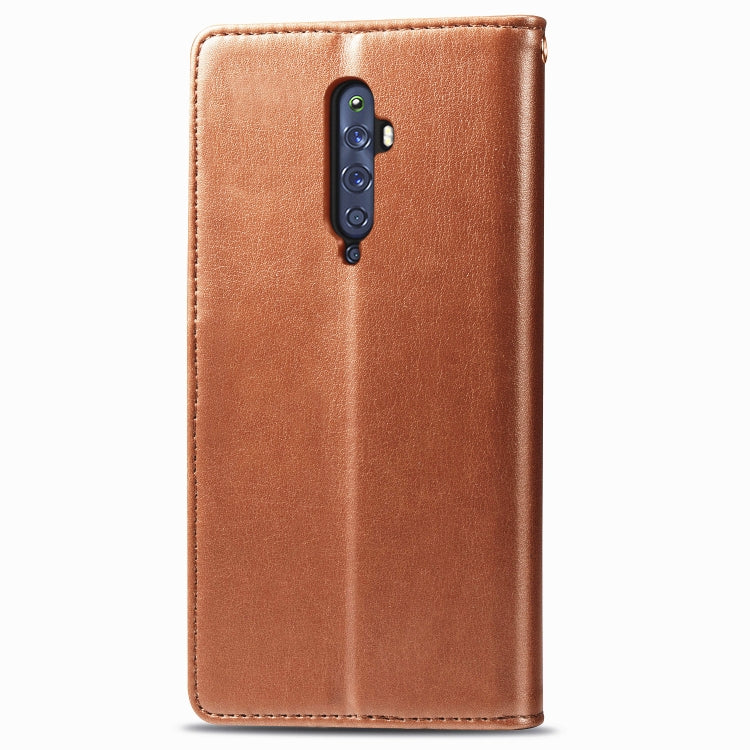 Retro Solid Color Leather Buckle Phone Case, For OPPO Reno 2F/Reno 2Z, For OPPO Reno4 5G, For OPPO Realme C11