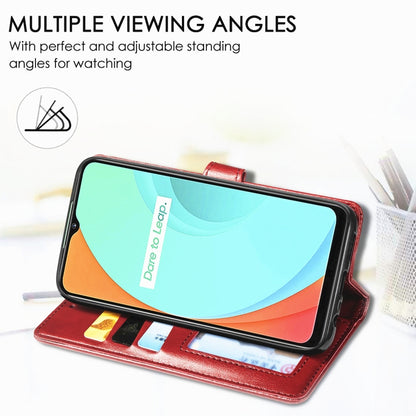 Retro Solid Color Leather Buckle Phone Case, For OPPO Reno 2F/Reno 2Z, For OPPO Reno4 5G, For OPPO Realme C11
