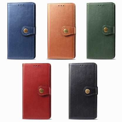 Retro Solid Color Leather Buckle Phone Case, For OPPO Reno 2F/Reno 2Z, For OPPO Reno4 5G, For OPPO Realme C11