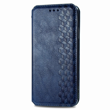 Cubic Grid Pressed Horizontal Flip Magnetic PU Leather Case with Holder & Card Slots & Wallet, For OPPO Reno4 Pro 4G, For OPPO A53 2020