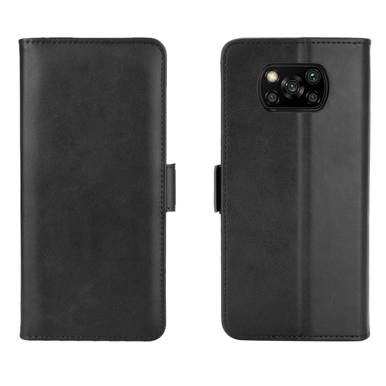 For Xiaomi Poco X3/X3 NFC  Dual-side Magnetic Buckle Horizontal Flip Leather Case with Holder & Card Slots & Wallet, For Xiaomi Poco X3