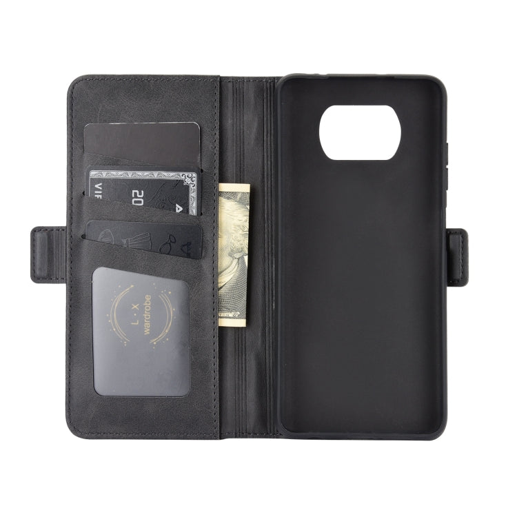 For Xiaomi Poco X3/X3 NFC  Dual-side Magnetic Buckle Horizontal Flip Leather Case with Holder & Card Slots & Wallet, For Xiaomi Poco X3