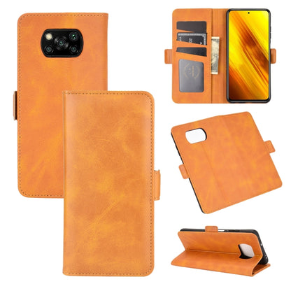 For Xiaomi Poco X3/X3 NFC  Dual-side Magnetic Buckle Horizontal Flip Leather Case with Holder & Card Slots & Wallet, For Xiaomi Poco X3