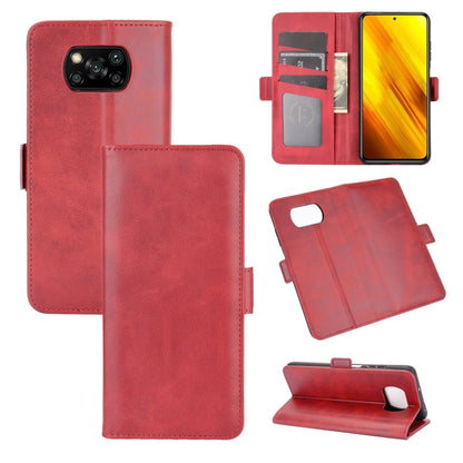 For Xiaomi Poco X3/X3 NFC  Dual-side Magnetic Buckle Horizontal Flip Leather Case with Holder & Card Slots & Wallet, For Xiaomi Poco X3