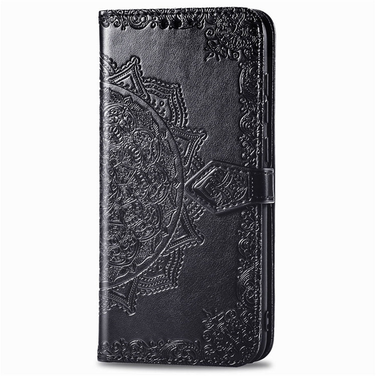 Embossed Mandala Pattern TPU + PU Horizontal Flip Leather Case with Holder & Three Card Slots & Wallet, For OPPO Realme X7, For OPPO Realme X7 Pro, For OPPO  A72 5G