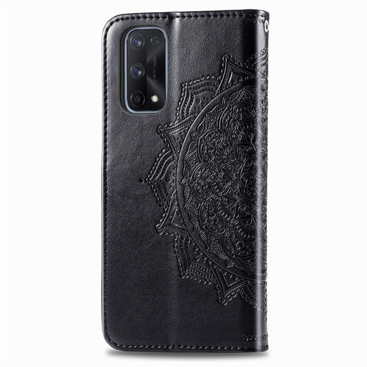 Embossed Mandala Pattern TPU + PU Horizontal Flip Leather Case with Holder & Three Card Slots & Wallet, For OPPO Realme X7, For OPPO Realme X7 Pro, For OPPO  A72 5G