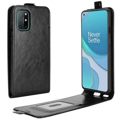 For OnePlus 8T R64 Texture Single Vertical Flip Leather Protective Case with Card Slots & Photo Frame, For OnePlus 8T
