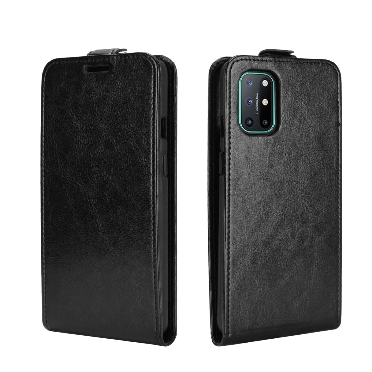 For OnePlus 8T R64 Texture Single Vertical Flip Leather Protective Case with Card Slots & Photo Frame, For OnePlus 8T