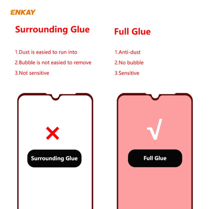 Hat-Prince ENKAY Clear TPU Shockproof Case Soft Anti-slip Cover + 0.26mm 9H 2.5D Full Glue Full Coverage Tempered Glass Protector Film, For Motorola Moto G9 / G9 Play, For Xiaomi Redmi 9A, For Xiaomi Redmi 9C, For Samsung Galaxy M51                    ...