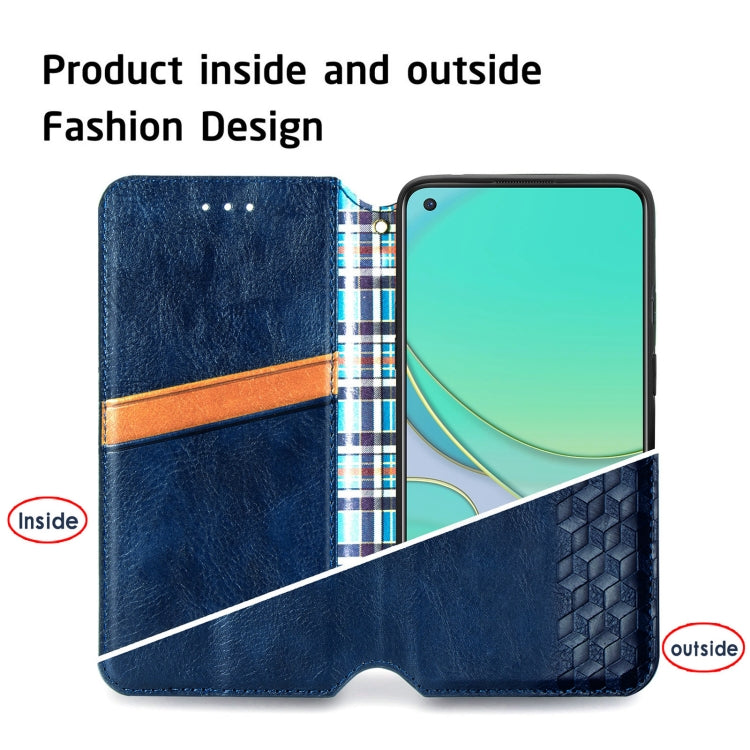Cubic Grid Pressed Horizontal Flip Magnetic PU Leather Case with Holder & Card Slots & Wallet, For OnePlus 8T, For Xiaomi Mi 10T / Redmi K30S, For Samsung Galaxy A21 (JP Version), For Nokia 2.4