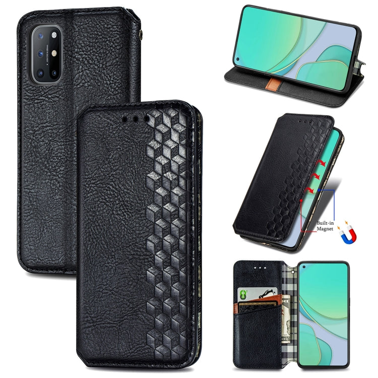 Cubic Grid Pressed Horizontal Flip Magnetic PU Leather Case with Holder & Card Slots & Wallet, For OnePlus 8T, For Xiaomi Mi 10T / Redmi K30S, For Samsung Galaxy A21 (JP Version), For Nokia 2.4