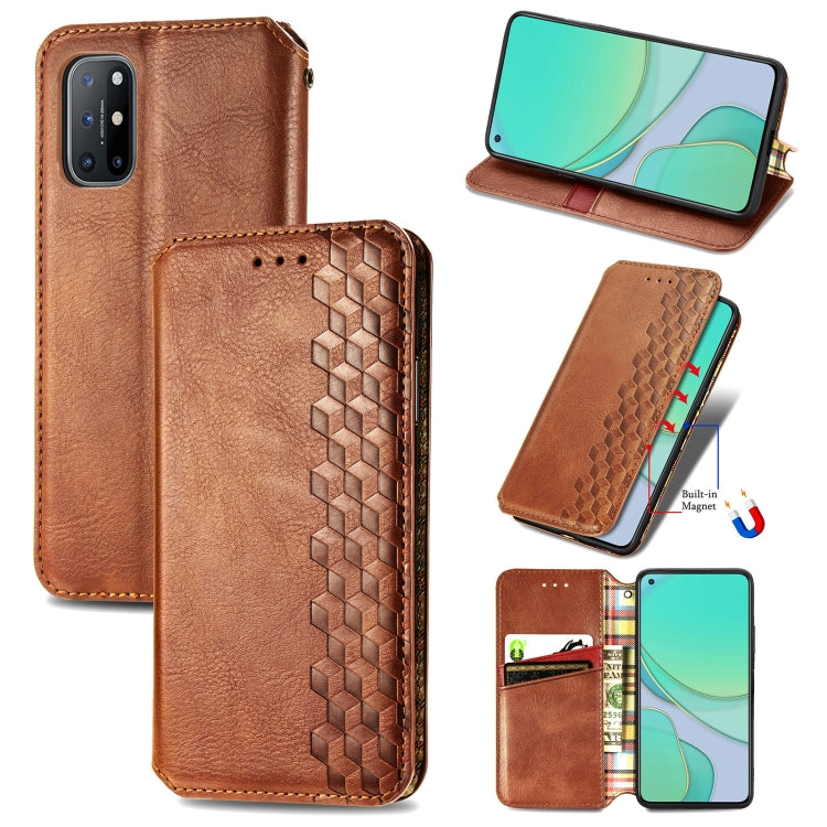 Cubic Grid Pressed Horizontal Flip Magnetic PU Leather Case with Holder & Card Slots & Wallet, For OnePlus 8T, For Xiaomi Mi 10T / Redmi K30S, For Samsung Galaxy A21 (JP Version), For Nokia 2.4