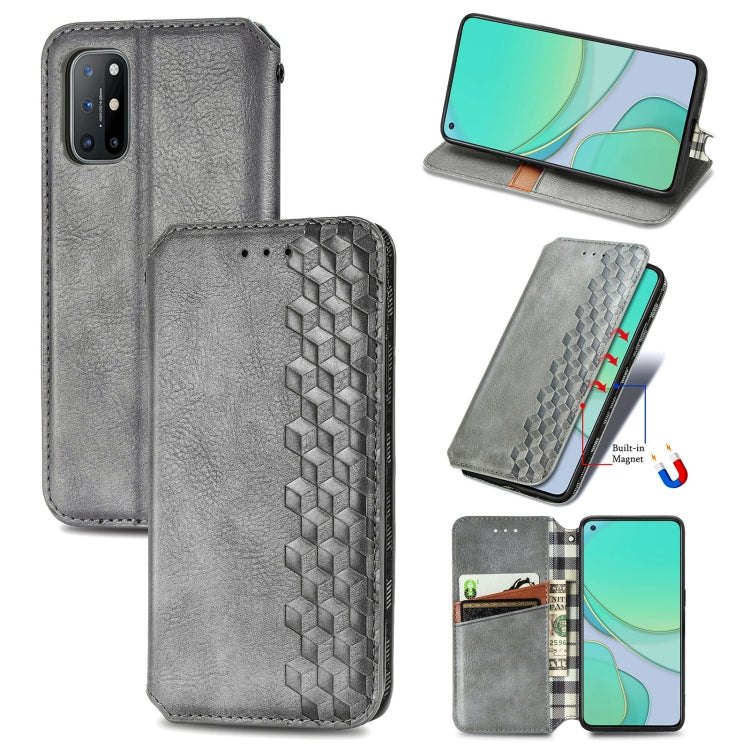 Cubic Grid Pressed Horizontal Flip Magnetic PU Leather Case with Holder & Card Slots & Wallet, For OnePlus 8T, For Xiaomi Mi 10T / Redmi K30S, For Samsung Galaxy A21 (JP Version), For Nokia 2.4
