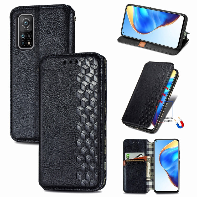 Cubic Grid Pressed Horizontal Flip Magnetic PU Leather Case with Holder & Card Slots & Wallet, For OnePlus 8T, For Xiaomi Mi 10T / Redmi K30S, For Samsung Galaxy A21 (JP Version), For Nokia 2.4