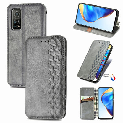 Cubic Grid Pressed Horizontal Flip Magnetic PU Leather Case with Holder & Card Slots & Wallet, For OnePlus 8T, For Xiaomi Mi 10T / Redmi K30S, For Samsung Galaxy A21 (JP Version), For Nokia 2.4