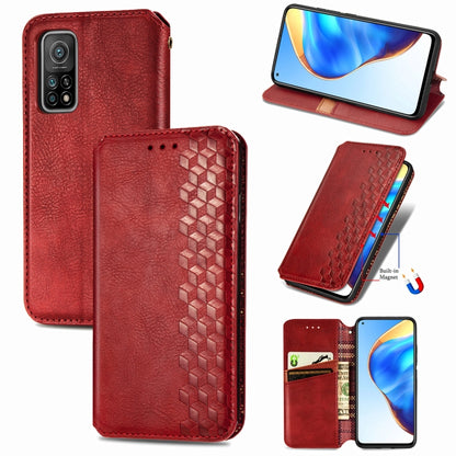 Cubic Grid Pressed Horizontal Flip Magnetic PU Leather Case with Holder & Card Slots & Wallet, For OnePlus 8T, For Xiaomi Mi 10T / Redmi K30S, For Samsung Galaxy A21 (JP Version), For Nokia 2.4