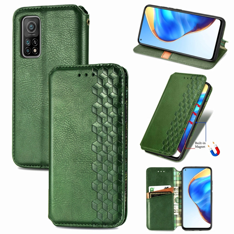 Cubic Grid Pressed Horizontal Flip Magnetic PU Leather Case with Holder & Card Slots & Wallet, For OnePlus 8T, For Xiaomi Mi 10T / Redmi K30S, For Samsung Galaxy A21 (JP Version), For Nokia 2.4